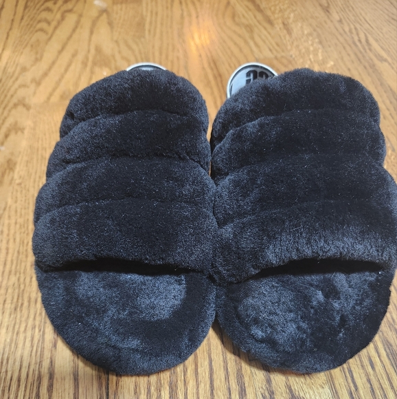 Ugg Kids Fluff Yeah Slide Slippers Size 1 - Picture 2 of 7